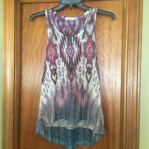 🌳Ginger G southwest print racer back tank top
